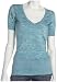 Alternative Women's Burnout Short Sleeve V-Neck Tee