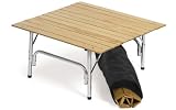 Portable Foldable Wooden Table For Tailgating Sporting Events & Camping