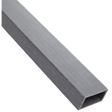 Fiberglass Rectangle 4" x 1/8" Wall x  2" x 1/4" Wall