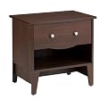 Capri 1 Drawer Night Stand - Moka