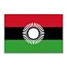 Glossy vinyl sticker pack: FLAG MALAWI REPUBLIC COUNTRY (1 sticker, 22.5x15cm / 8.9x5.9in)