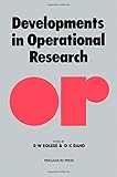 Developments in operational research
