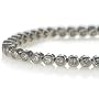 Sterling Silver Bezel-Set Cubic Zirconia Tennis Bracelet by Charles Winston, 7"