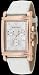 Armani cream dial ivory strap watch AR0296
