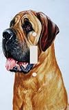 Bullmastiff Decorative Switchplate Cover
