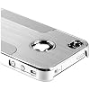 itronik� Metall Chrome geb�rstetes Aluminium Luxus Hard Case H�LLE TASCHE f�r APPLE IPHONE 4 4G 4S DELUXE CASE HARDCASE ETUI H�LLE SCHUTZH�LLE COVER BUMPER SILBER SILVER