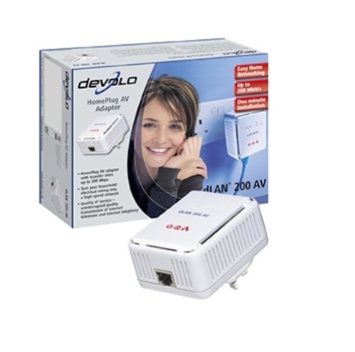 Childrens Toyshop  Electronics : Devolo DLAN 200 AV (Homeplug AV) - Up To 200 Mbp/s - HD Video Streaming Capable