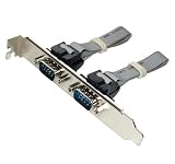 RS-232C 2ポート延長ケーブル フラット式(ストレート結線) 30cm