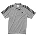 Adidas Essentials 3S Polo Shirt (Grey/Navy Large)
