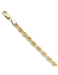 10k Yellow gold Leslies Valu Plus 6.00mm Diamond cut Chain
