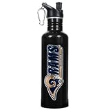 St. Louis Rams - NFL 26oz stainless steel water bottle with Pop-up Spout