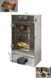 Grill-Räucherschrank verzinkt mit Glastüre