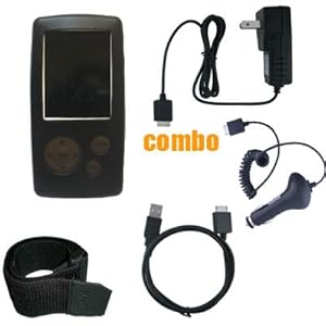 6 Piece Value Combo Accessory Bundle Kit: Black Silicone Skin Case