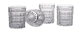 Thomas O'Brien Darby Crystal Double Old Fashioneds, Set of 4