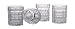 Thomas O'Brien Darby Crystal Double Old Fashioneds, Set of 4