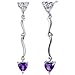 Brilliant Love 1.50 Carats Amethyst Heart Shape title=