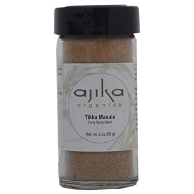 Ajika Organic Chicken Tikka Masala - Indian Grilling Seasoning, 2-Ounce by Ajika