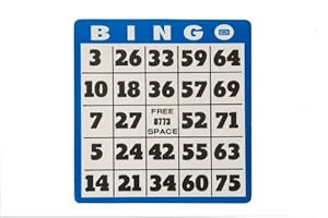 Amazon.com : Large Print Bingo Card : Sports &amp; Outdoors