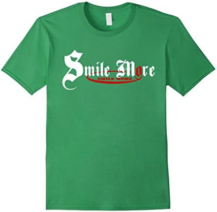 Men's Smile more Tshirt - Hight Quality Large Grass