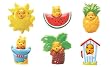Winnie The Pooh Peek-a-Pooh Summer Splash Capsule Toys 6 piece charms (NOT A SET)