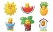 Winnie The Pooh Peek-a-Pooh Summer Splash Capsule Toys 6 piece charms (NOT A SET)