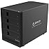 ORICO Tool Free 4 Bay 3.5" USB 3.0 SATA Drive Enclosure Support 4 x 6TB (ORICO 9948U3-BK)