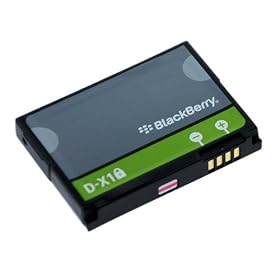OEM Original Blackberry Lithium-ion Replacement Battery (Dx1) for RIM Blackberry Storm 9530, 8900 Curve, Storm2 9550, Tour 9630 Smartphone