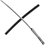 Trademark Mugen Shirasaya Stick Sword - Natural Black Wood, 41-Inches