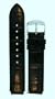 Fits Philip Stein size 1 18mm Black Alligator Grain Leather Watchband With Spring Bars By JP Leatherworks