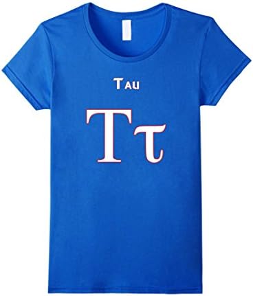 Tau Greek Alphabet Fraternity Symbols T-Shirt  - Female Small - Royal Blue