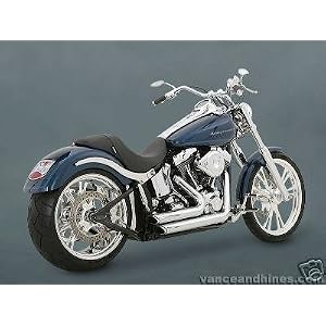Vance Hines Shortshots Stag 4 Harley Softail 86-10 452