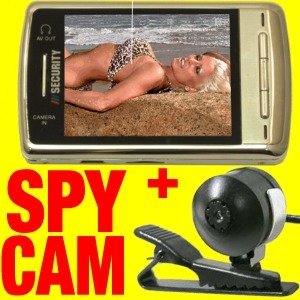 41B%2BrTGuNFL Mini DVR + Covert Mini Pinhole Clip Camera Combo   Color Video Camera & Audio Microphone Hidden Inside. Great Body Worn Surveillance Recording   Covert Portable Pocket Digital Recorder   Handheld Security Spy PVR   Includes Free 8 Hour Auxiliary Battery