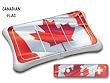 New Protective Skin for Nintendo Wii Fit Balance Board with "E Shock" impact protection - Canada Flag