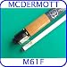McDermott Pool Cue M61F Velocity Plus American Cherry w/ FREE Case 1x1