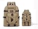 HongyuTing Vintage Canvas Large Capacity Travel Hiking Backpack Casual Daypack