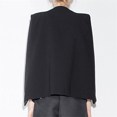 Born Women's Open Slit Sleeve Cloak Suit Casual Cape Business Blazer-US XL/Tag 2XL