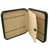 Watch Case Storage Portfolio For 10 Large Size Watches Black with Zipper