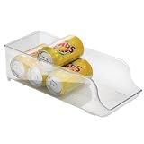 InterDesign Fridge Binz Soda Can Organizer, Clear