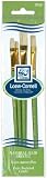 NATURAL HAIR BRISTLE BRUSH SET-4/PKG