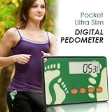 HealthSmart Ultra Slim Digital Pocket Pedometer