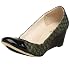 ALL BLACK Womens Fish Wedge