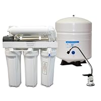 50 Gallon Per Day 6-Stage Home Reverse Osmosis Drinking Water System with Ultraviolet Disinfection