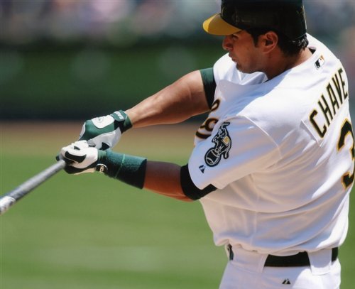 ERIC CHAVEZ OAKLAND ATHLETICS 8X10 SPORTS ACTION PHOTO (2)