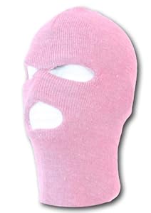 Face Ski Mask 3 Hole Pink