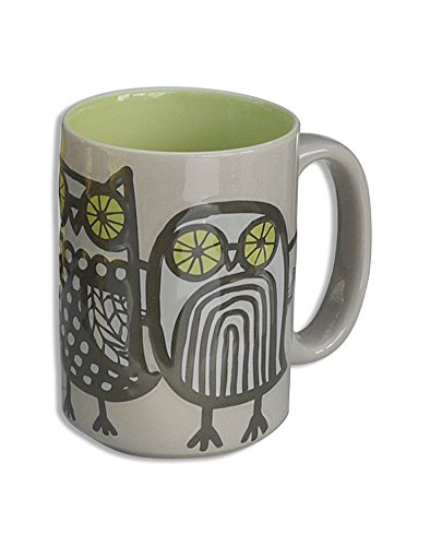 Owl Mug (Natural/Mint)