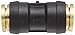 Legris 3106 56 00DOT Nylon & Nickel-Plated Brass Push-To-Connect Fitting, Complies with DOT, Inline Union, 1/4