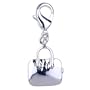 Amore Lavita(tm) Brief Case 925 Sterling Silver Clasp Pendant Charms