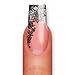Nailart NAIL TATTOO STICKER - lace/ornament/flower - black