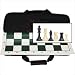 Wood Expressions Tournament Chess Set with Black Canvas Bag