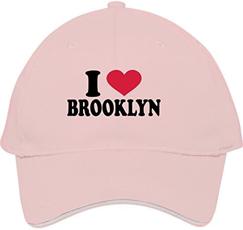 I Love Brooklyn Pink Cotton Joannaallen Cheap Snapback Caps Adjustable Hatmale/female Classic Baseball Hats